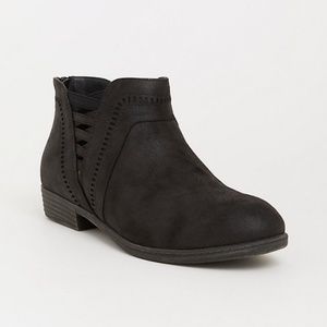 Torrid Black Booties (Wide Width)